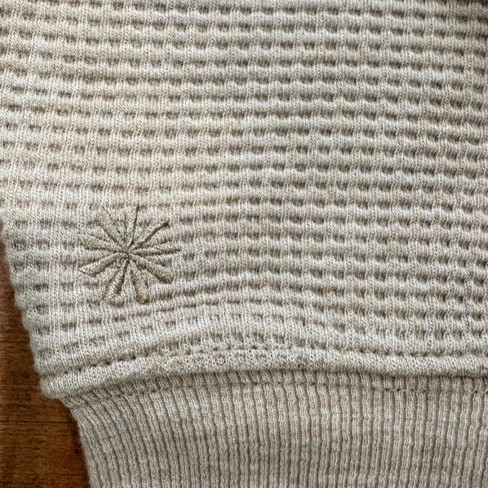 ATHLETA Women's COASTER LUXE WAFFLE HIGH RISE JOGGER Dune Heather Large - Picture 7 of 8